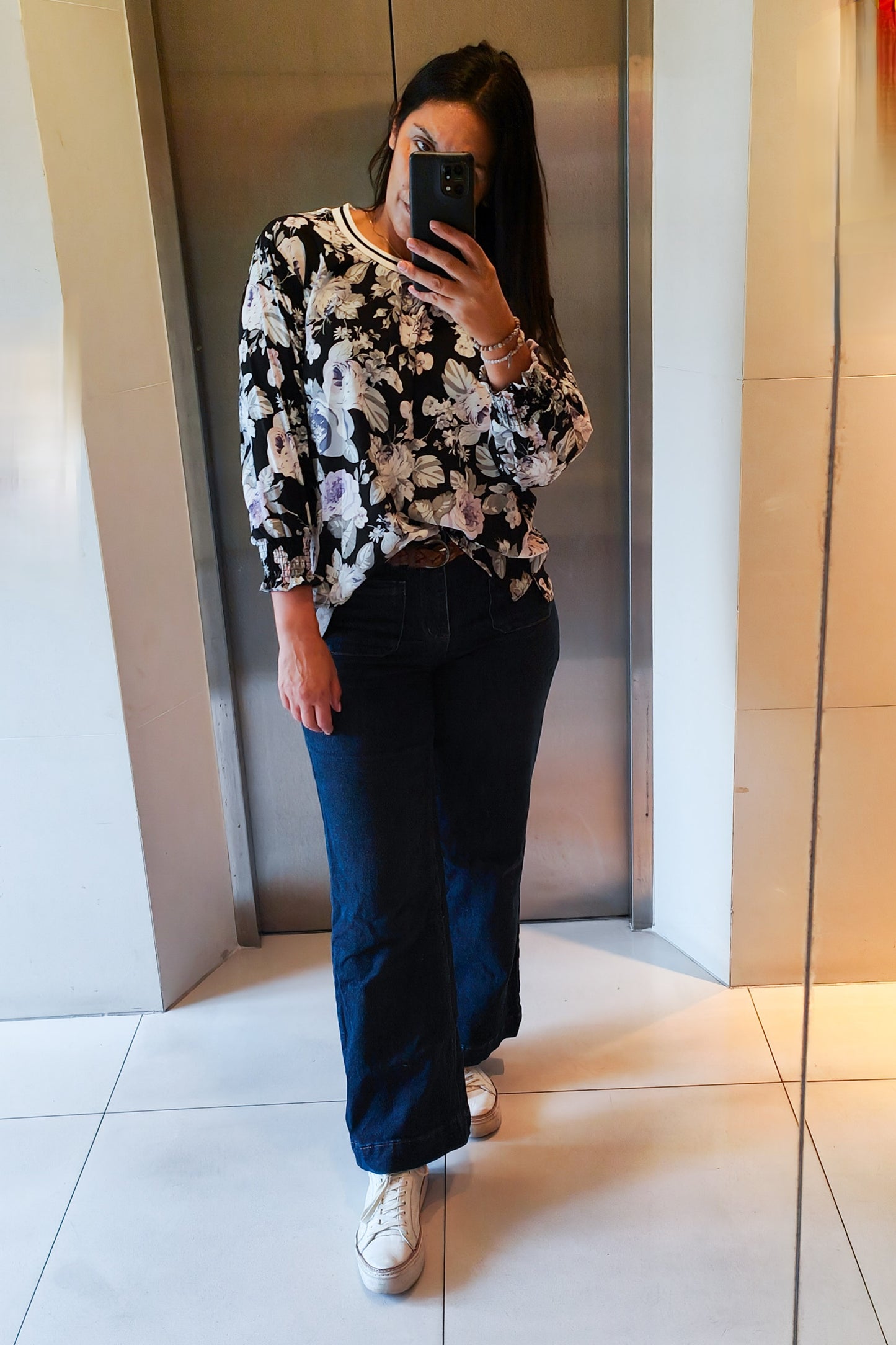 Silky Floral Sia Top