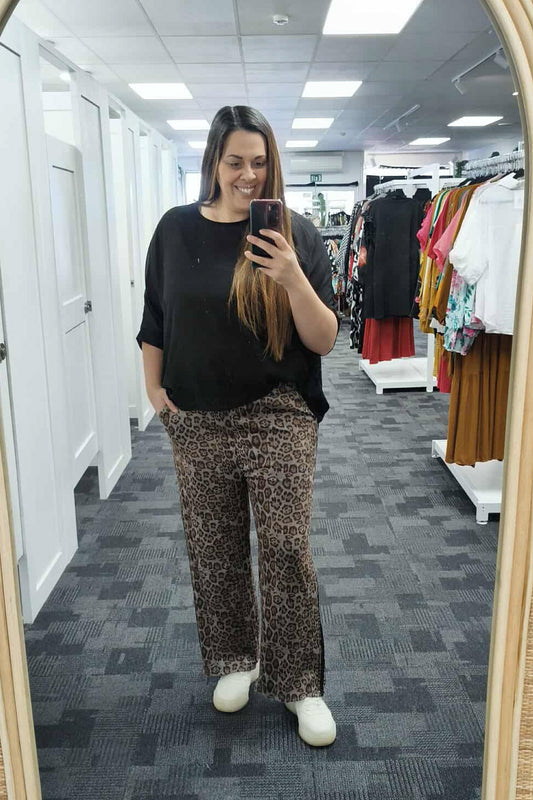 Leo Side Stripe Joggers - Granite