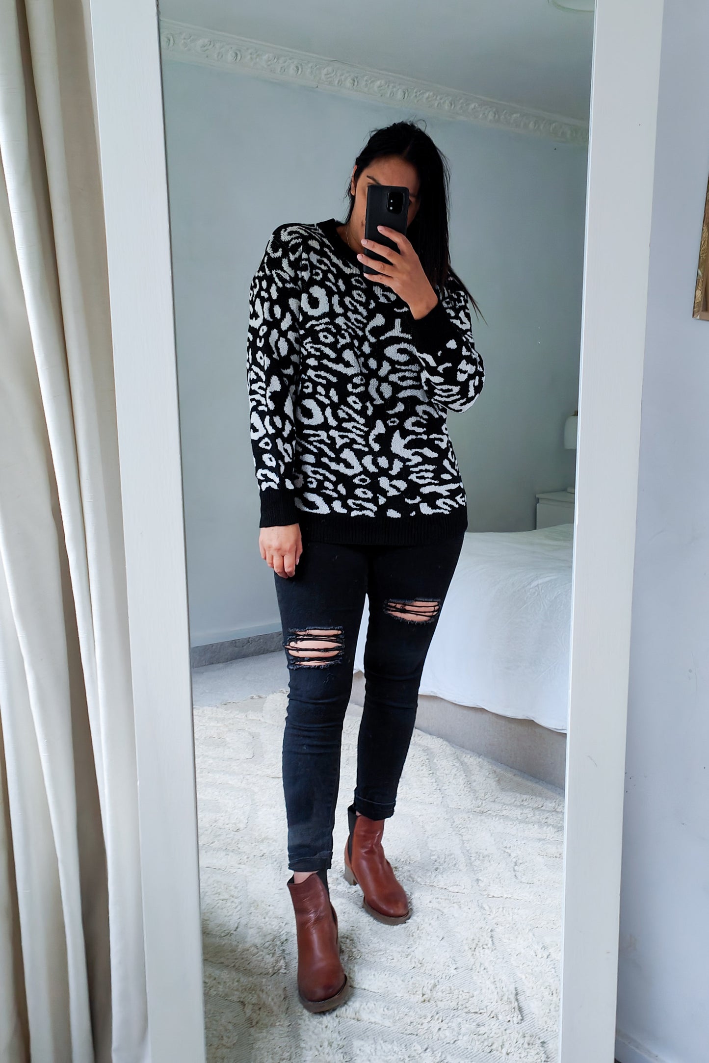 Long Animale Jersey - Black