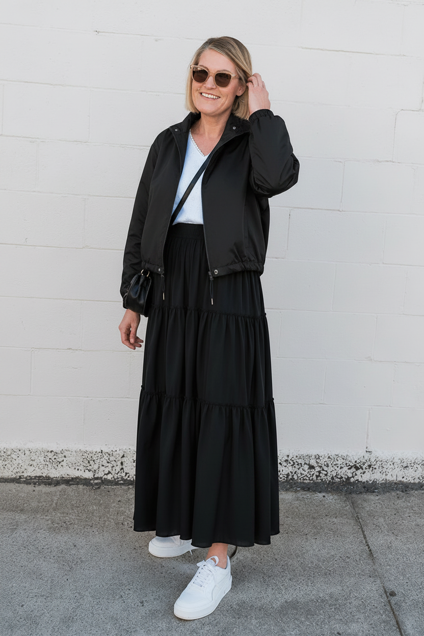 Raven Hooded Jacket - Black