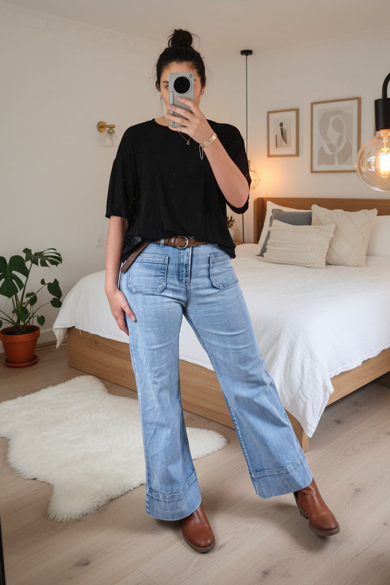 Draped Stretch Lorena Top