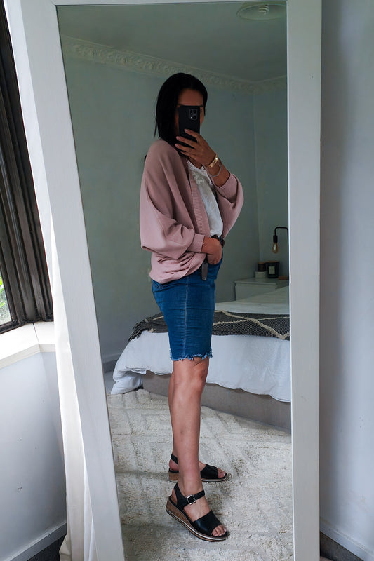 Layering Shrug - Blush