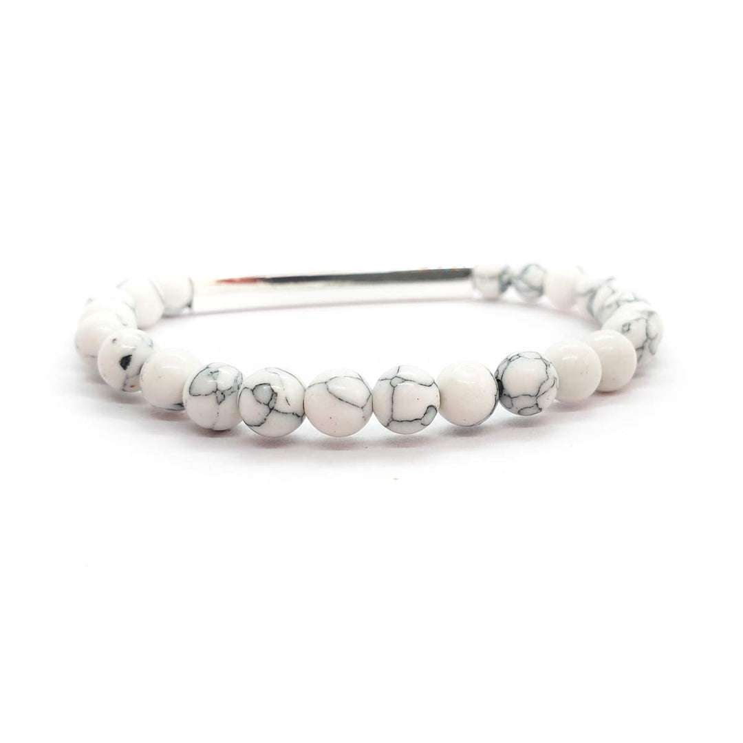 Hello Ataahua Bracelet - White Howlite