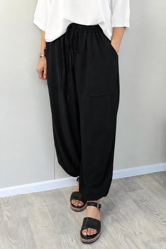 Black Harem Pants
