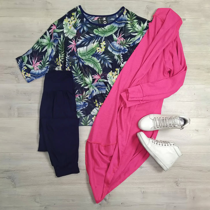 Tropicana Draped Top - Floral Collection