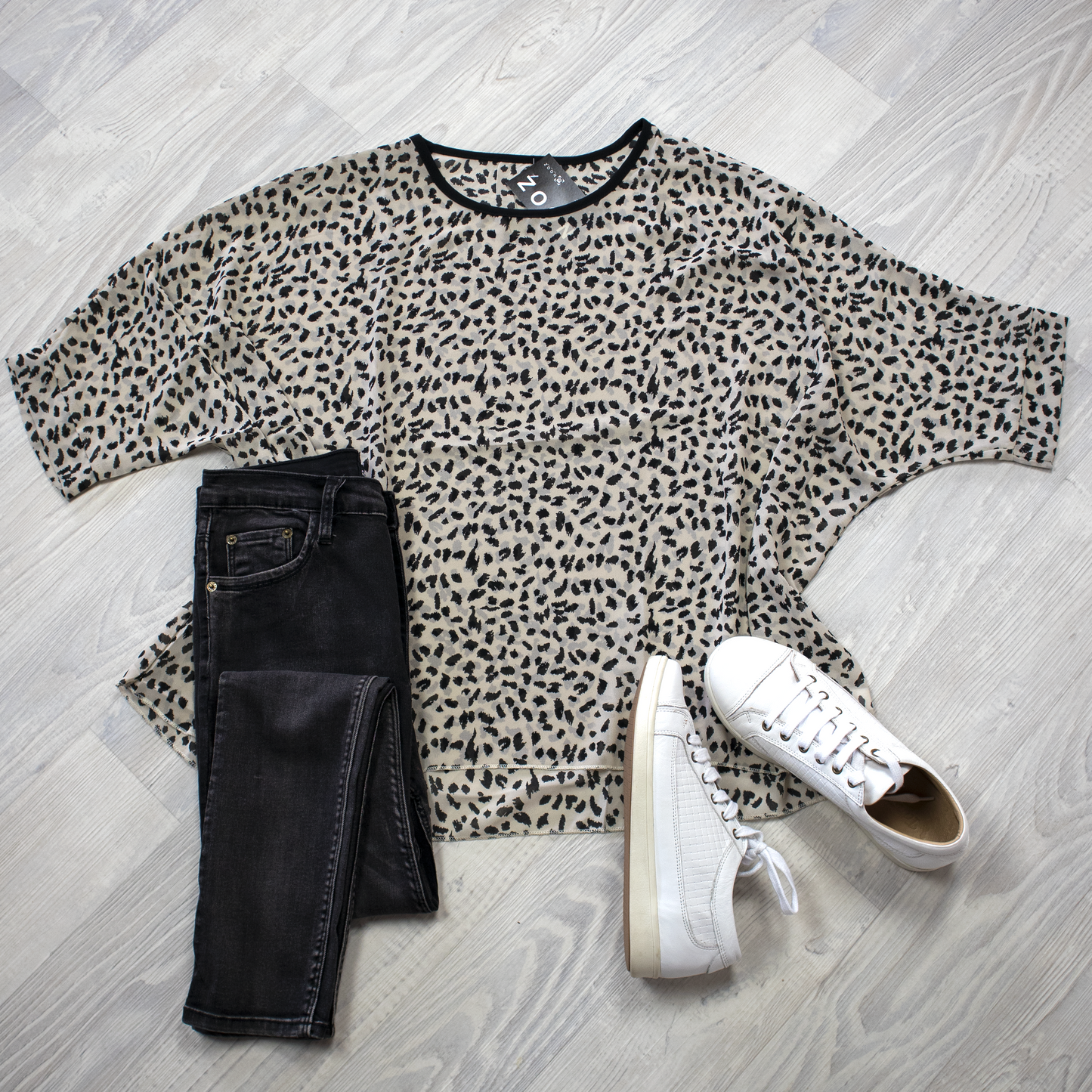 Animale Draped Top - Wild Collection
