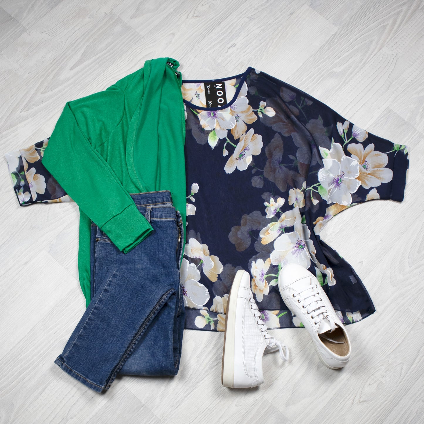 PRE-ORDER** Frangipani Draped Top - Floral Collection