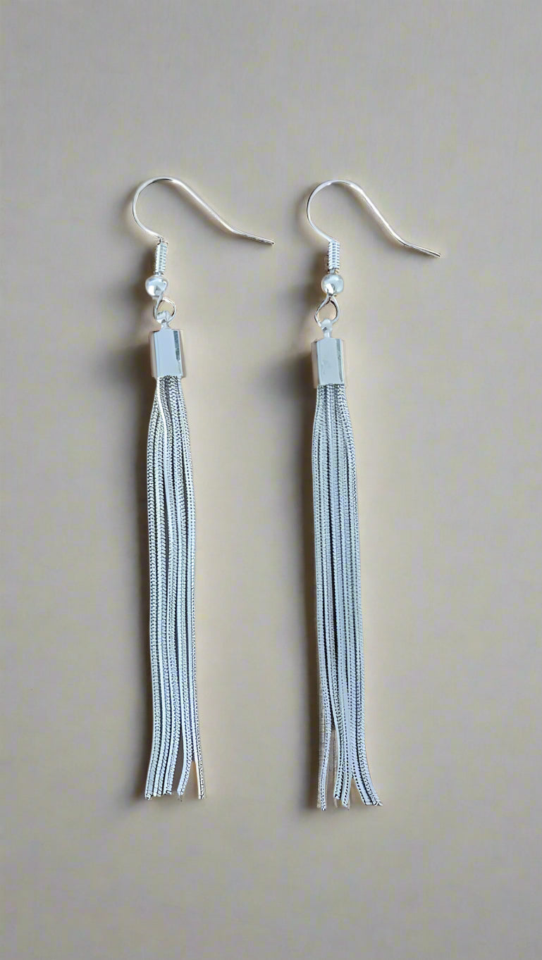 Silver Glam Earrings