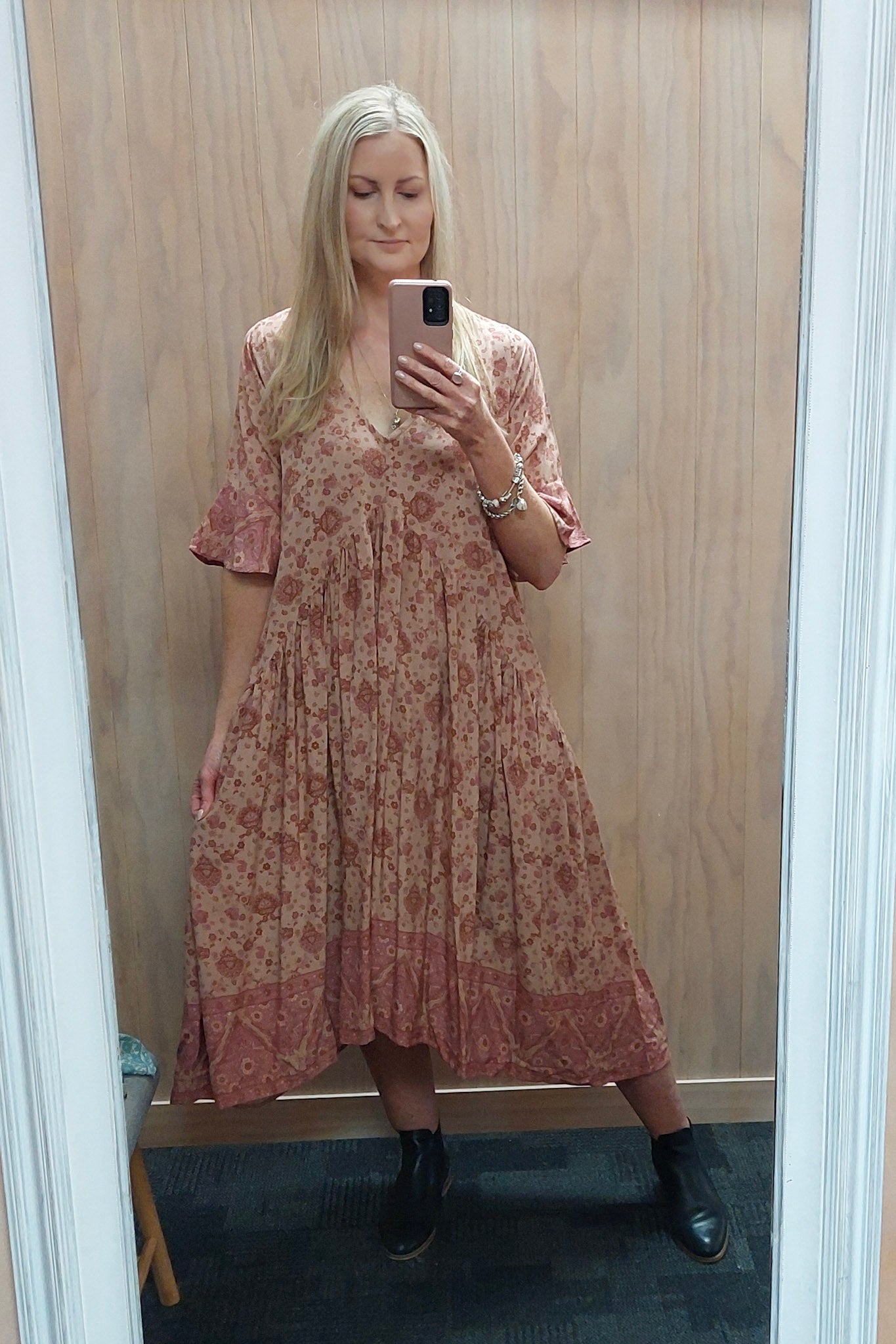 Loose Bohemian Indiana Maxi - Vintage Jasmine