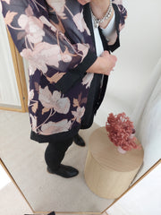 Pastel Hibiscus Cora Kimono