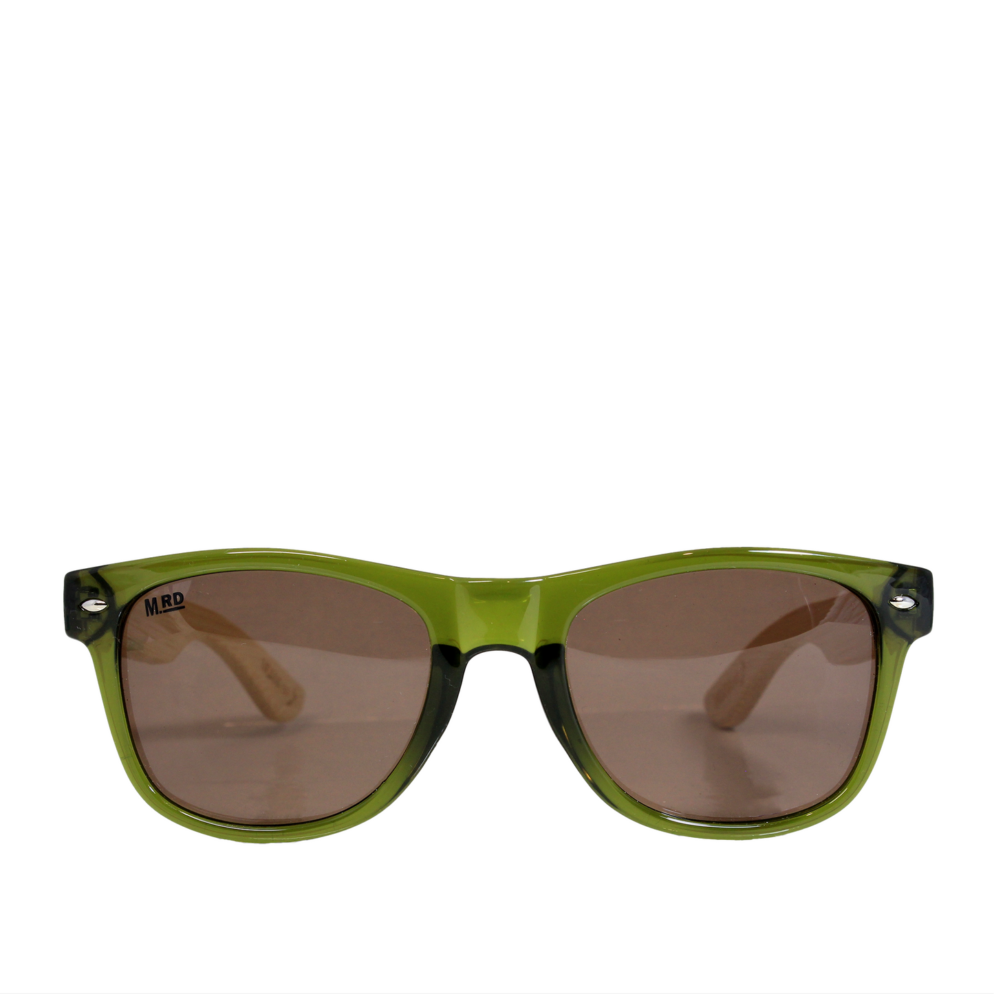 50/50s Sunglasses - Olive with Wood Arms