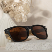 50/50s Sunglasses - Black with Brown Lenses