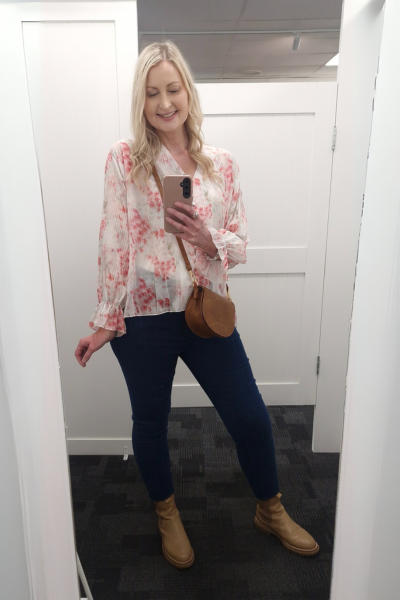 Chiffon Alex Top - Soft Pinks