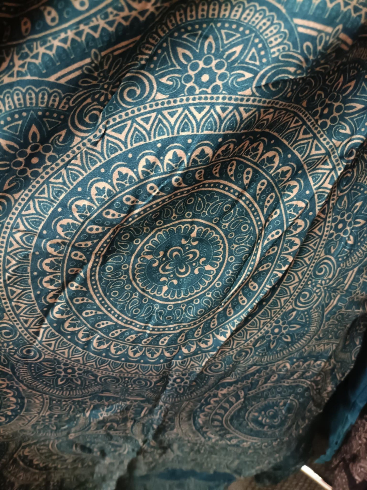 Aladdin Pants/Jumpsuit - Teal Mandala