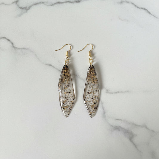 Monarch Butterfly Resin Earrings