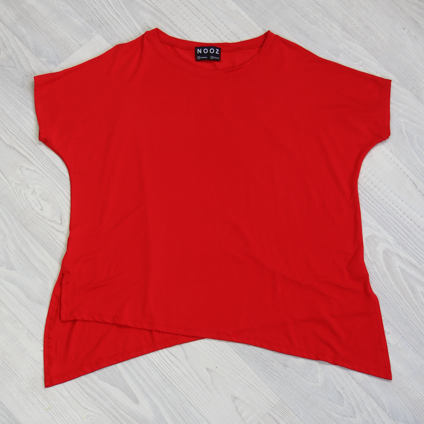 Asymmetrical Tee - Red