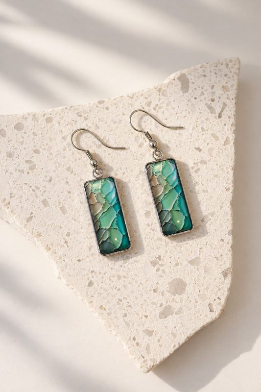 Sea Scape drop earrings