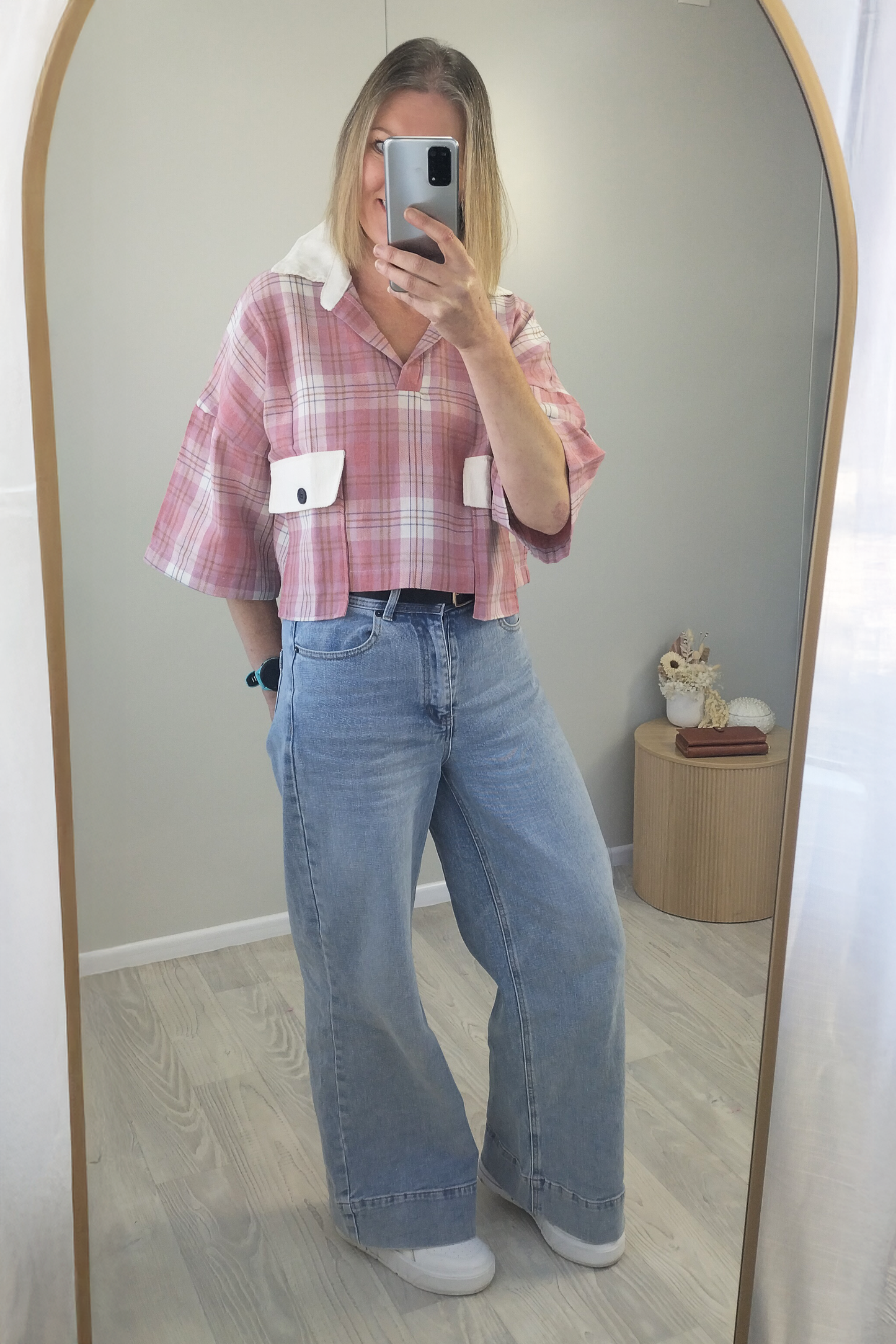 Cropped Harley Top - Pinks