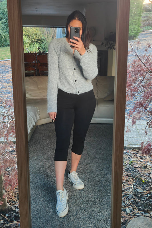 3/4 Leggings - Black