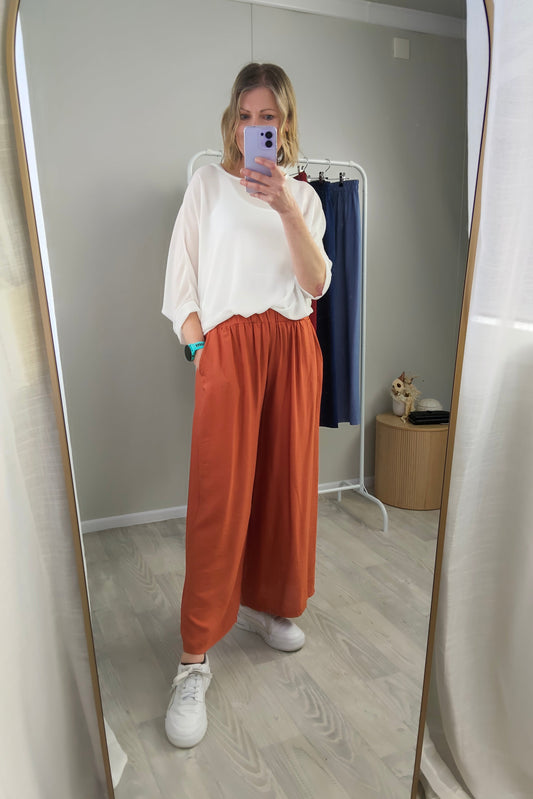 Rust - Straight Leg Pants