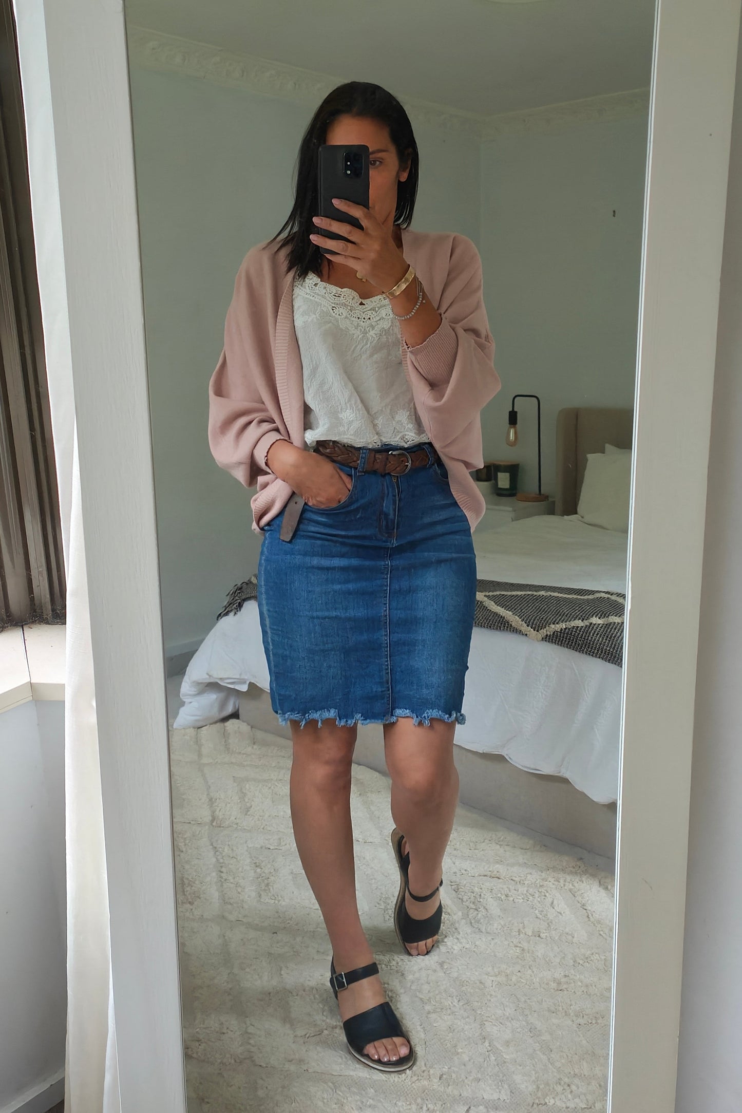 Layering Shrug - Blush