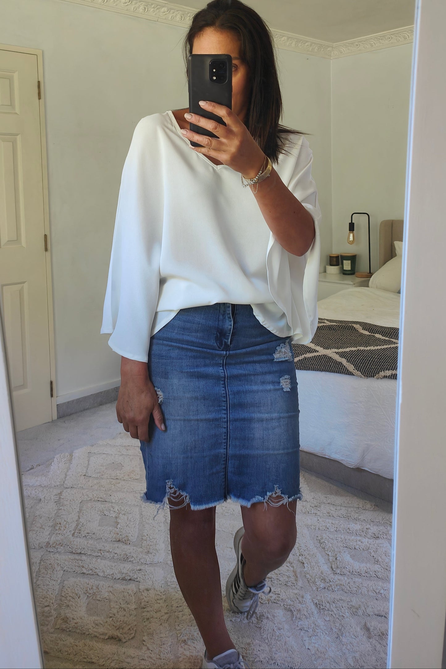 White - Lightweight Libby Capelet