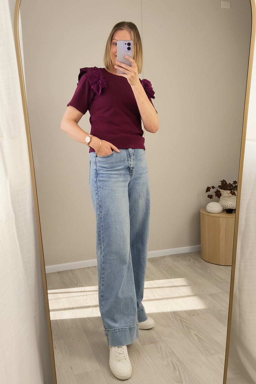 Lainey Tee - Plum