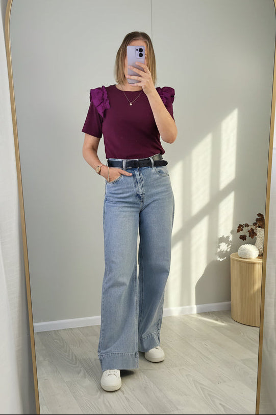 Lainey Tee - Plum