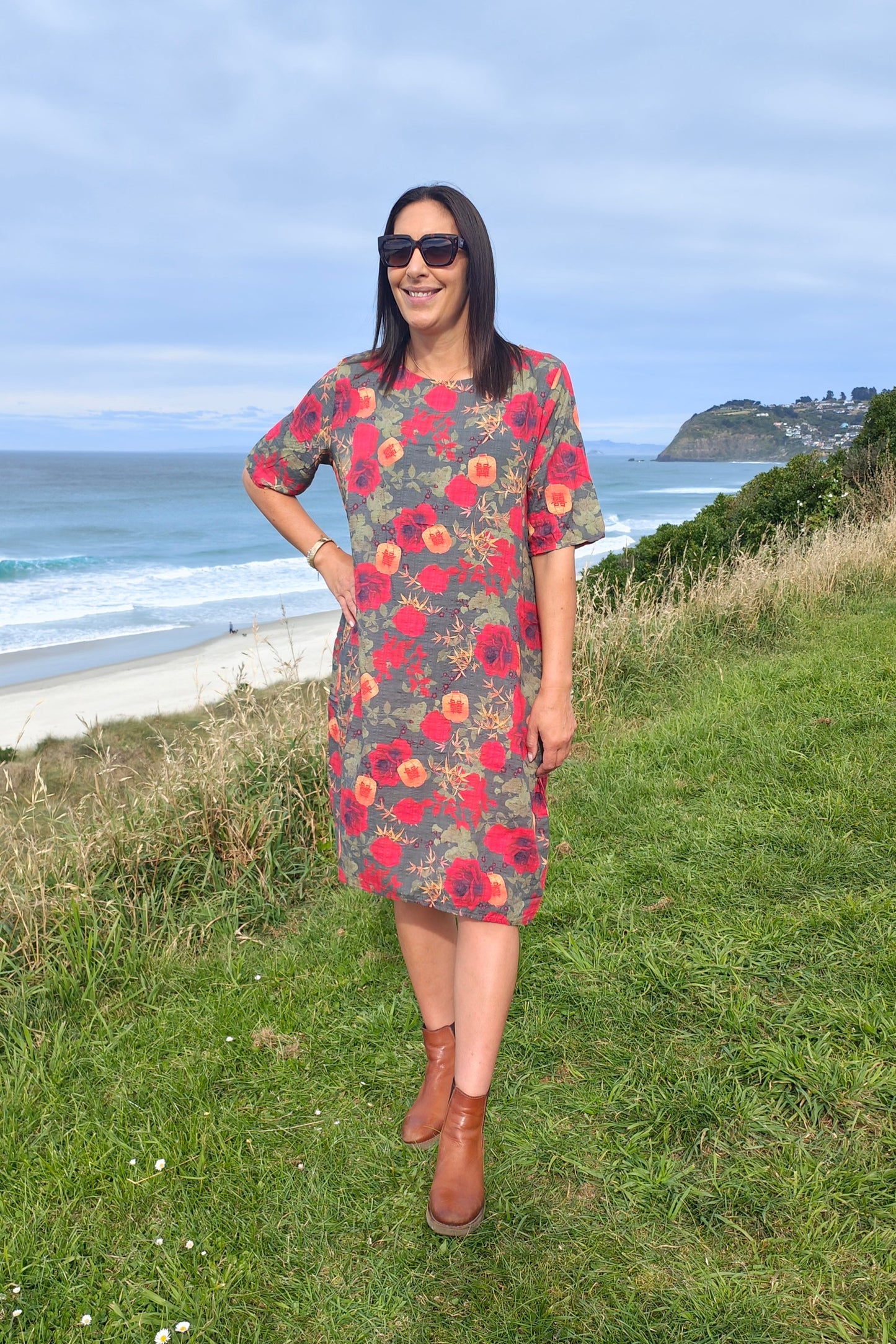 Lantern Floral - Smock Dress