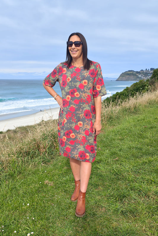Lantern Floral - Smock Dress