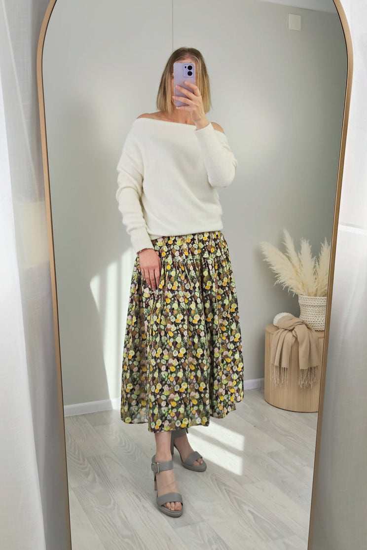 Tiered Victoria Maxi Skirt - Liberty Poplin