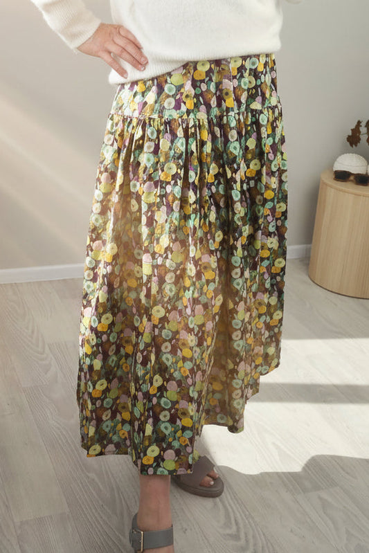 Tiered Victoria Maxi Skirt - Liberty Poplin