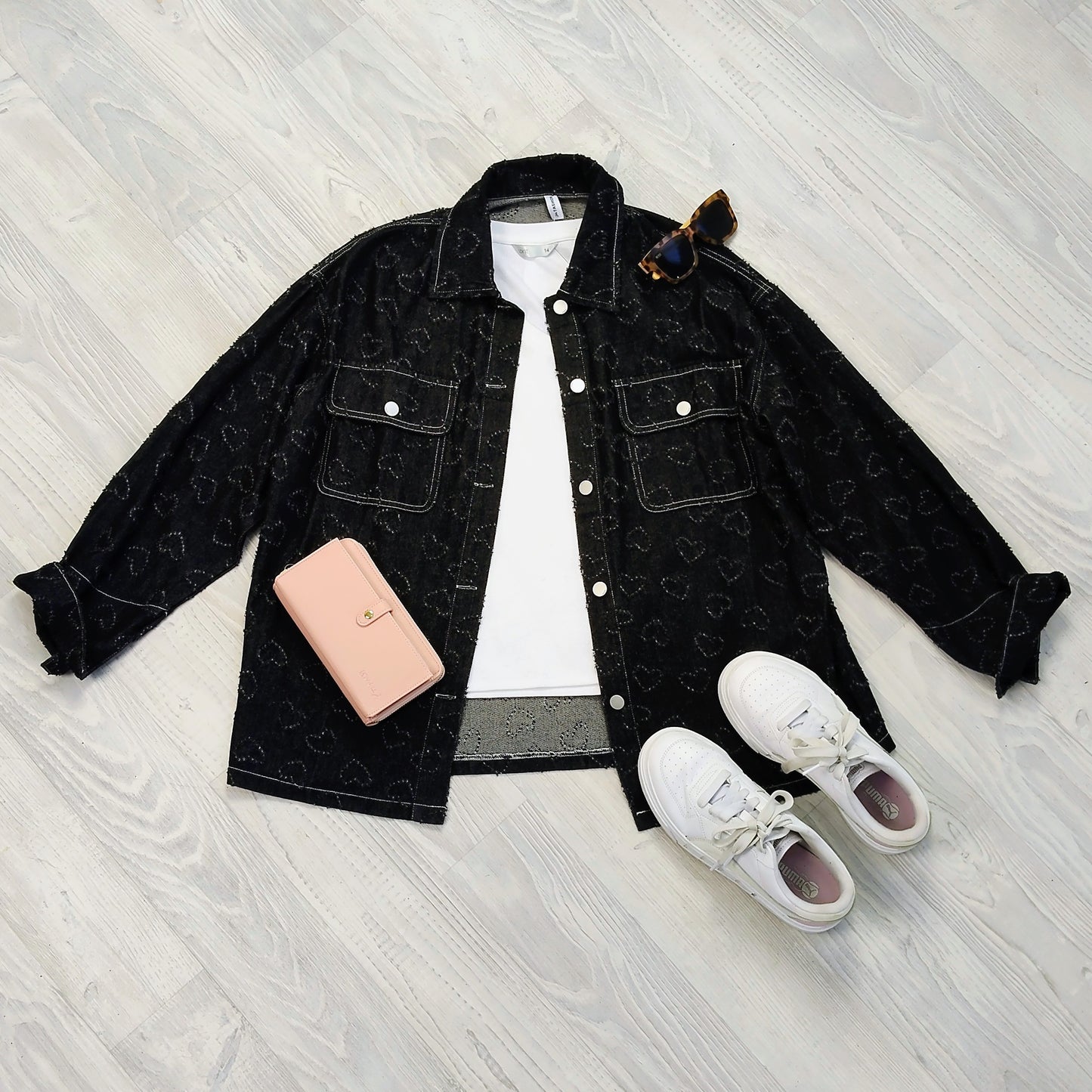 Black Denim - Daydreamer Shacket
