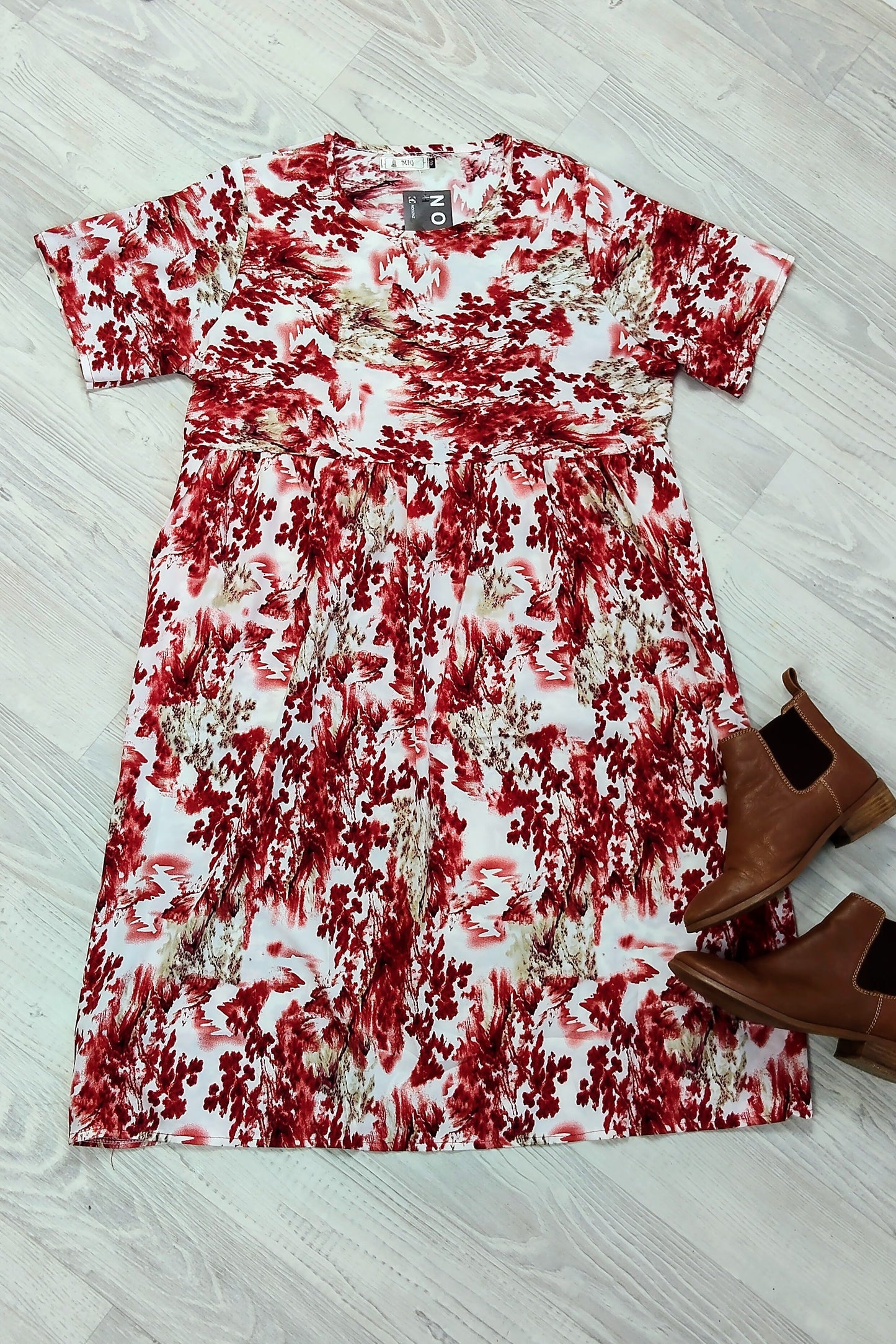 Raspberry - Vintage China Dress