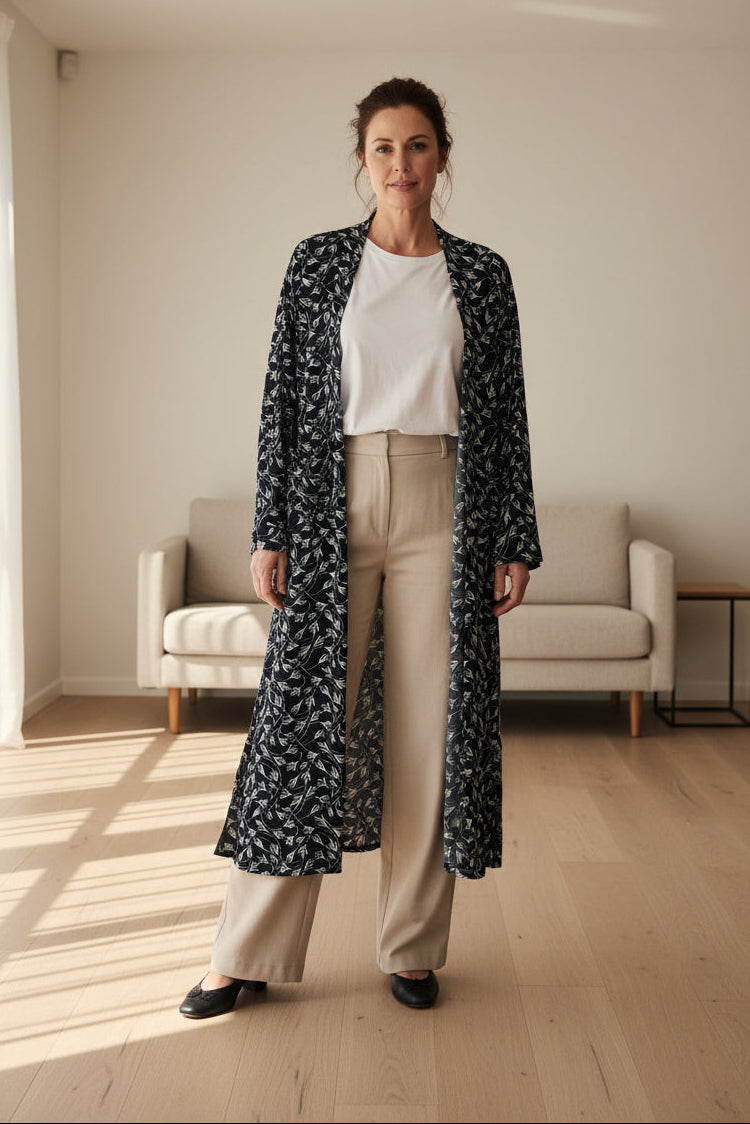 Valentina Overcoat - Navy