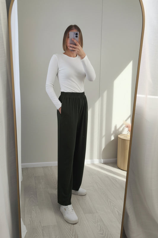 Khaki - Relaxed Fit Pants