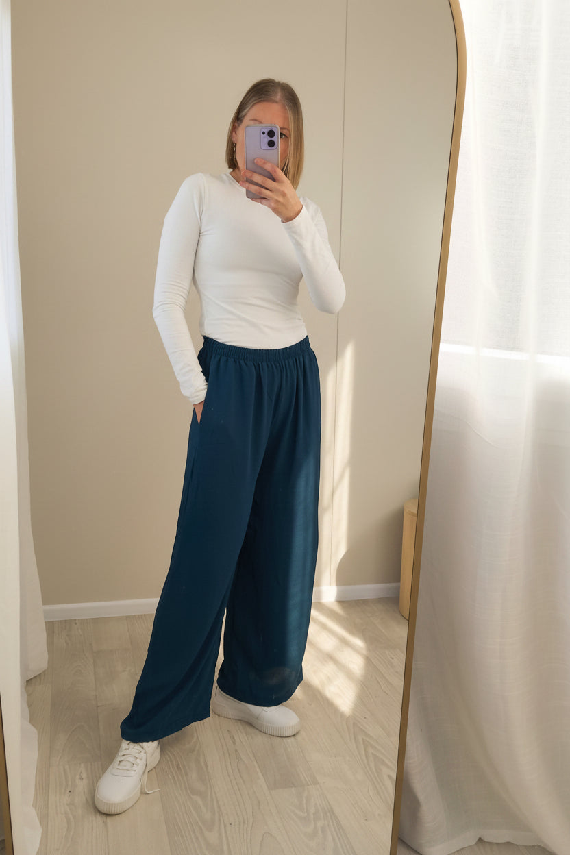 Teal - Relaxed Fit Pants