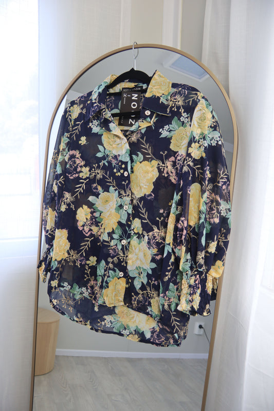 Florence Blouse - Navy