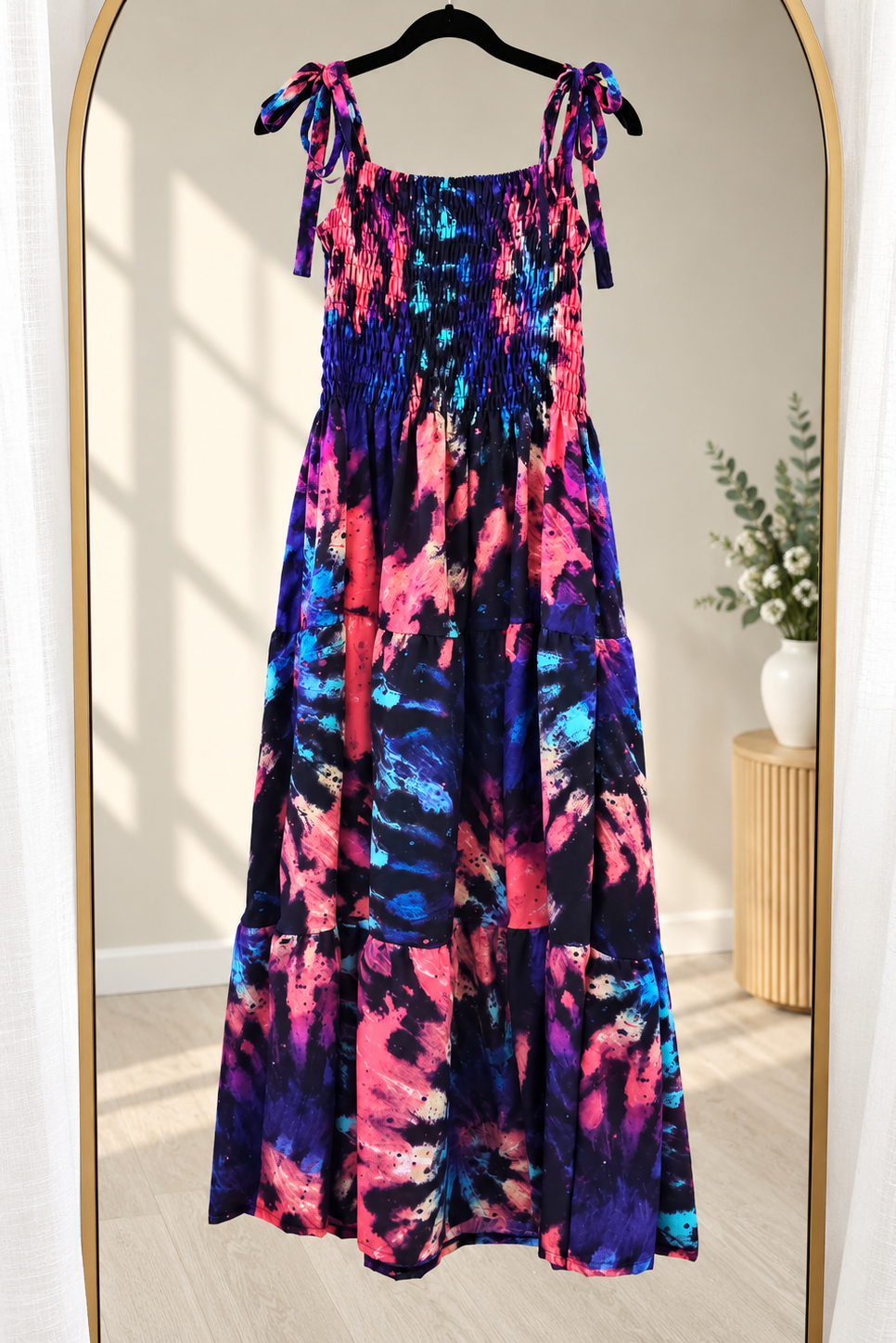 Issey Tiered Maxi - Bright Tie-Dye