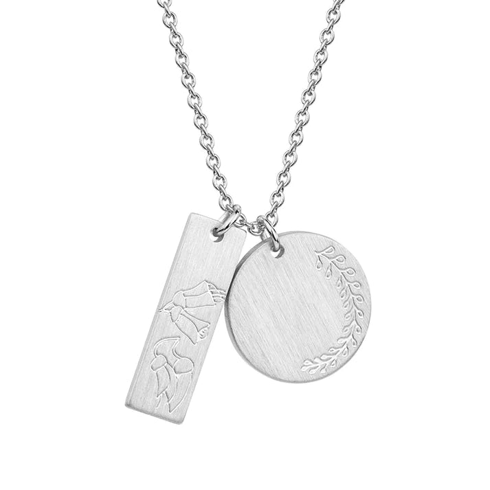 Kowhai Spring Necklace - Silver
