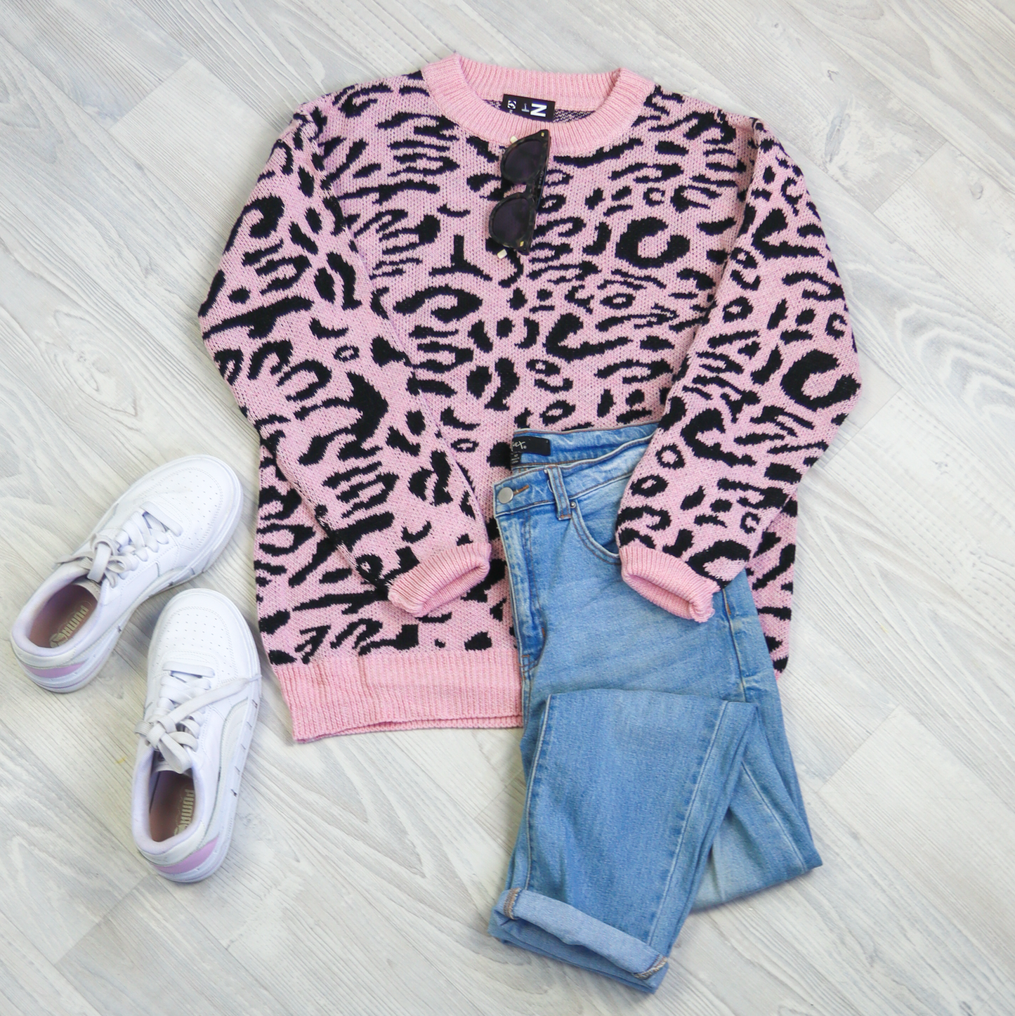 Long Animale Jersey - Pink