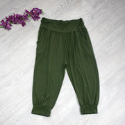 3/4 Lounge Pants - Green