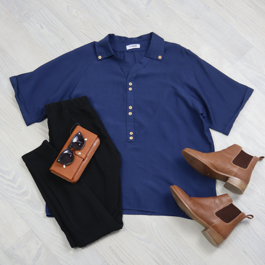 Matilda Top - Navy