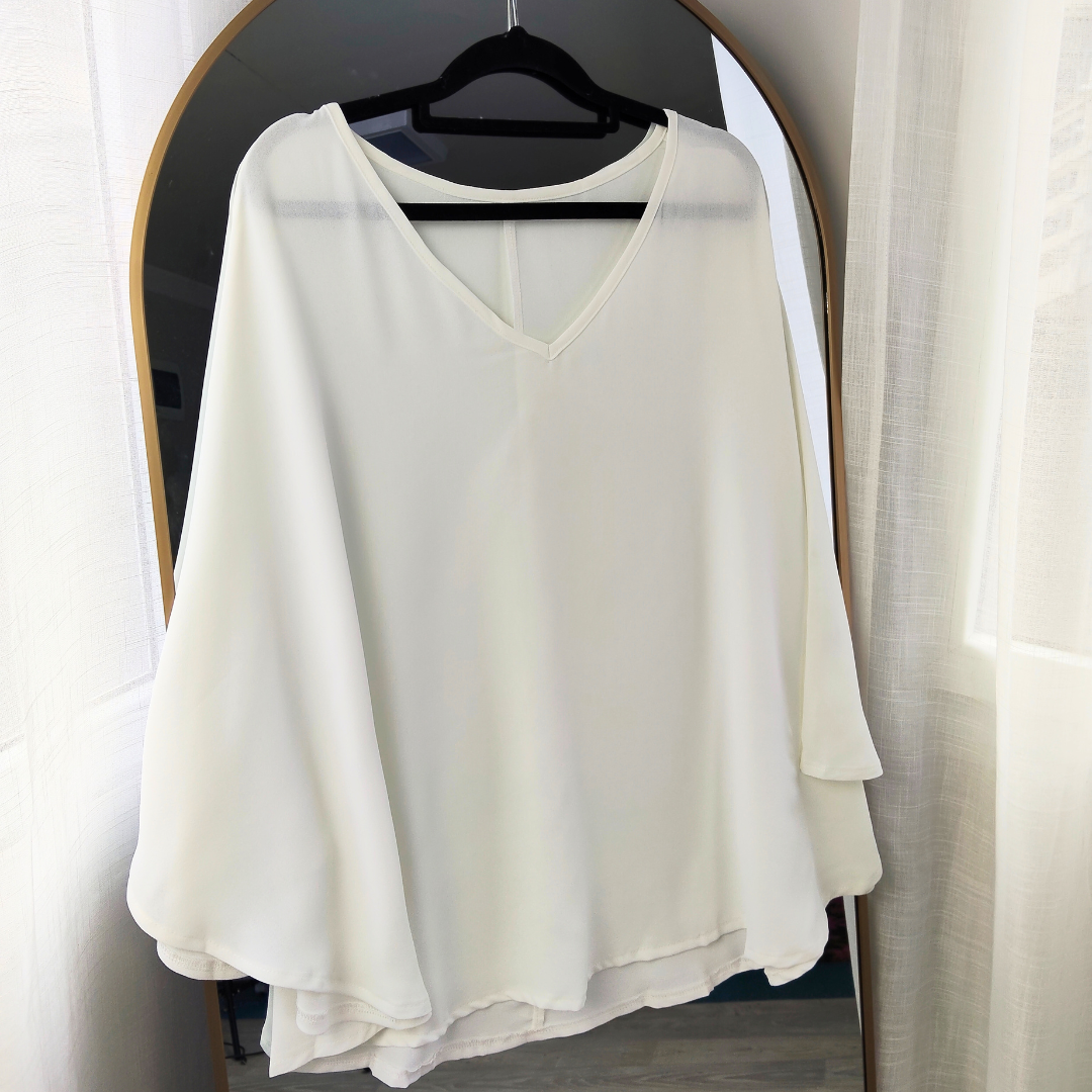White - Lightweight Libby Capelet