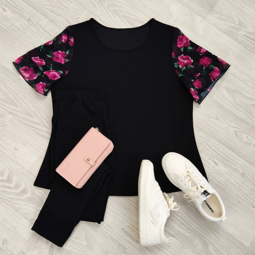 Elise Ruffle Sleeve Top