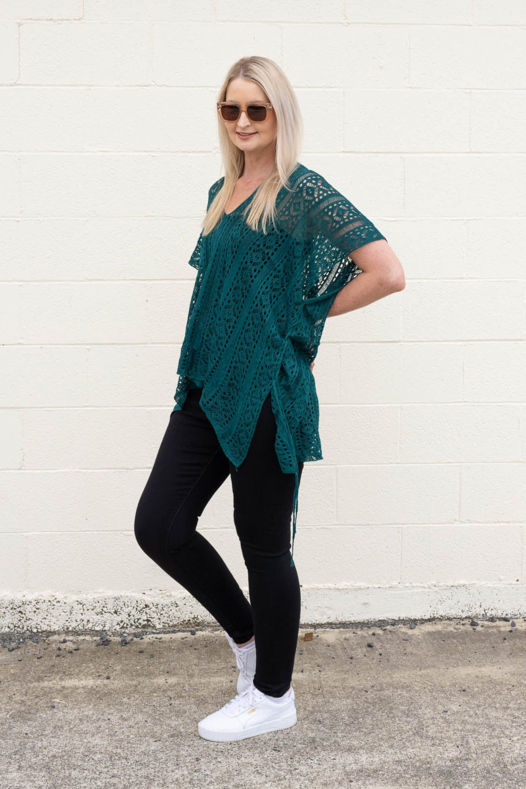 Crochet Overtop - Emerald