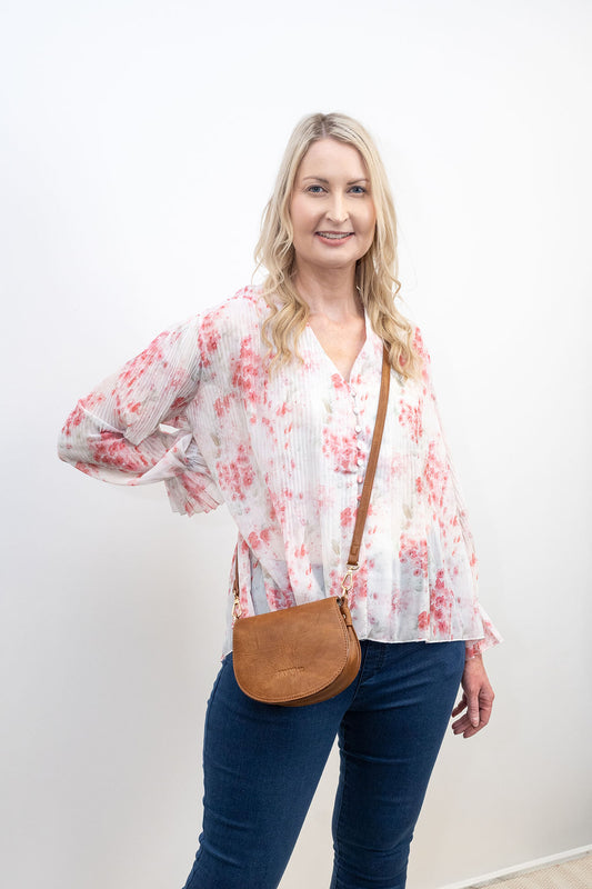 Chiffon Alex Top - Soft Pinks
