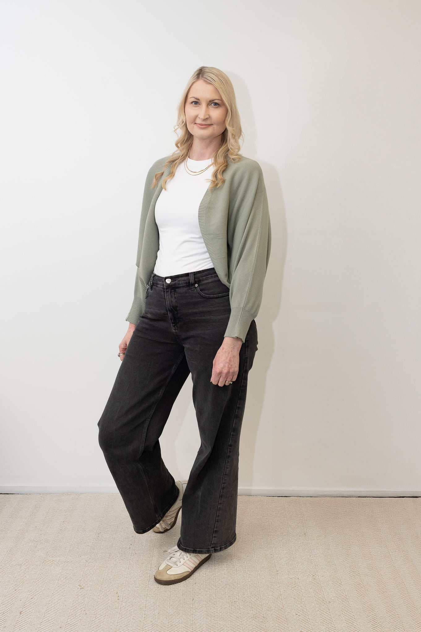 Layering Shrug - Soft Sage