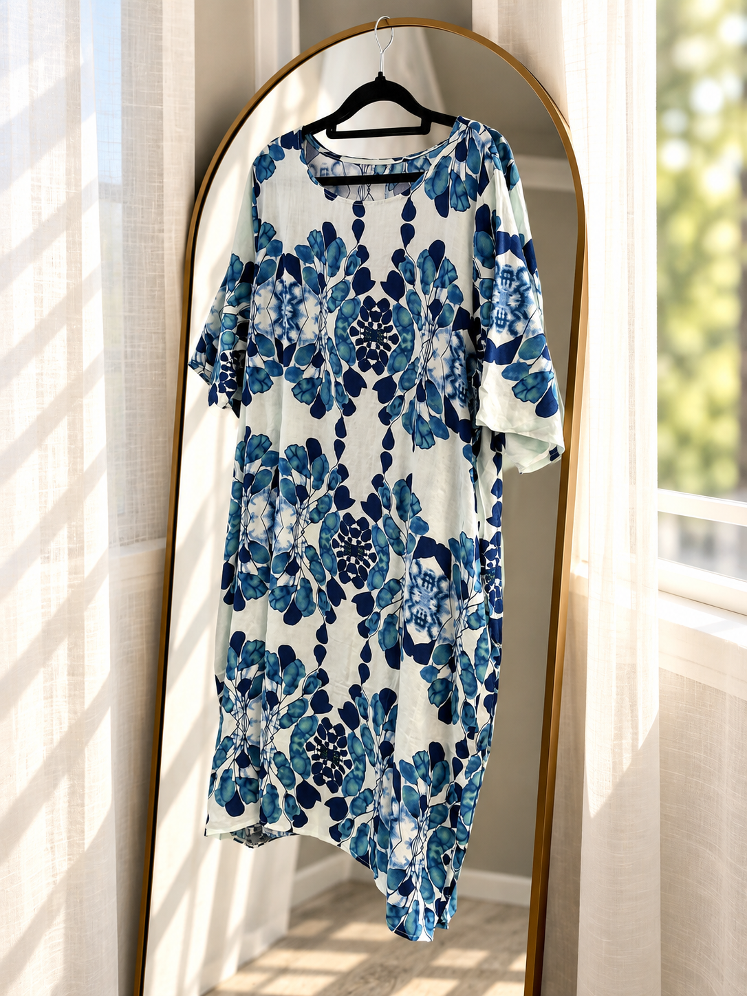Ocean Botanical - Smock Dress