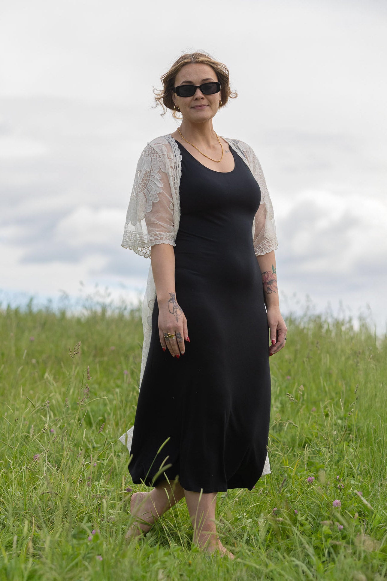 Maxi Tank Dress - Black N O O Z Maxi Tank Dress - Black N O O Z